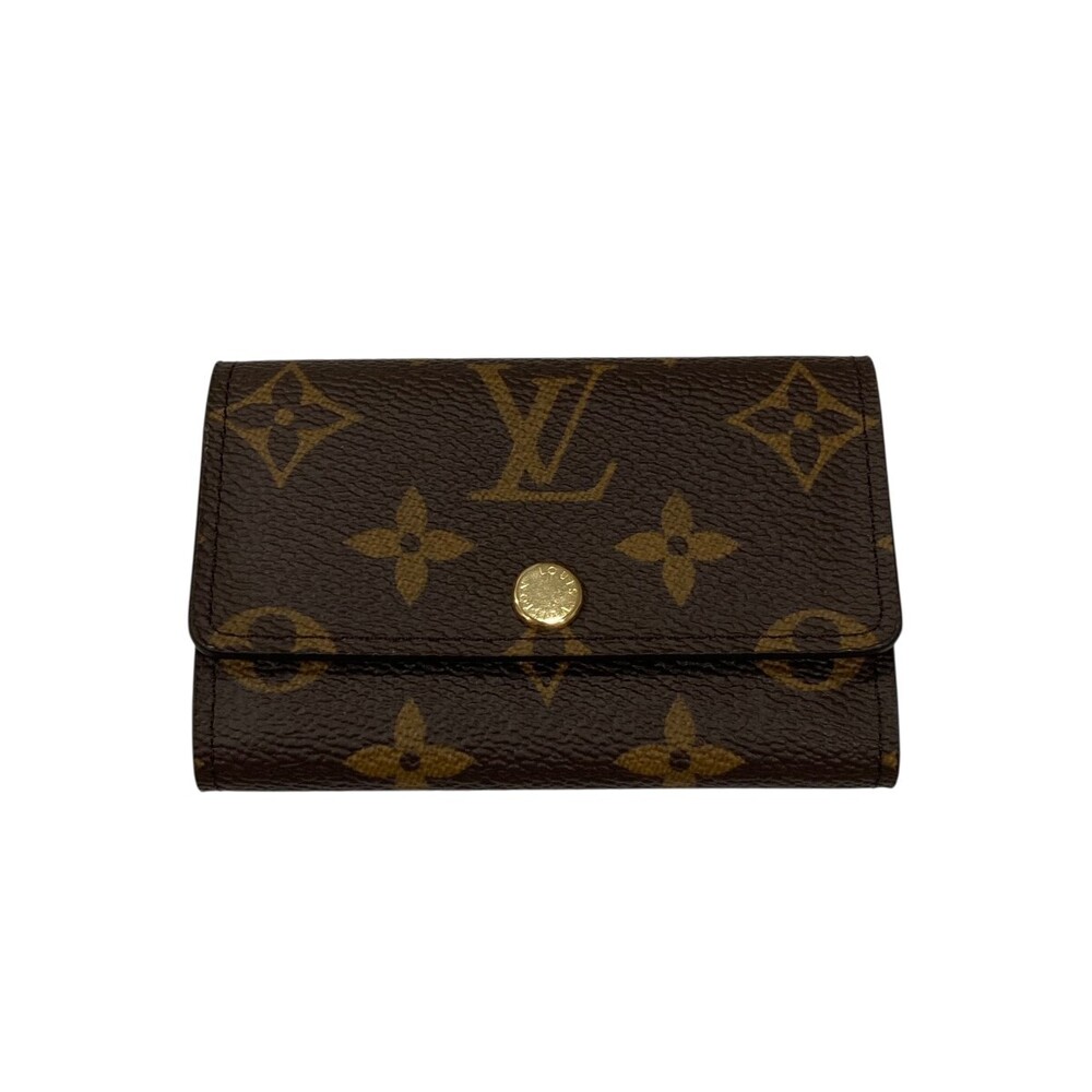 Louis Vuitton Multicle Monogram Key Case Wallet Brown